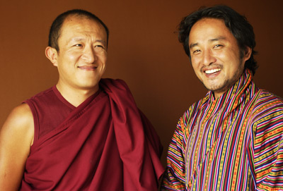 Travellers and Magicians - misty Bhutanese landscape